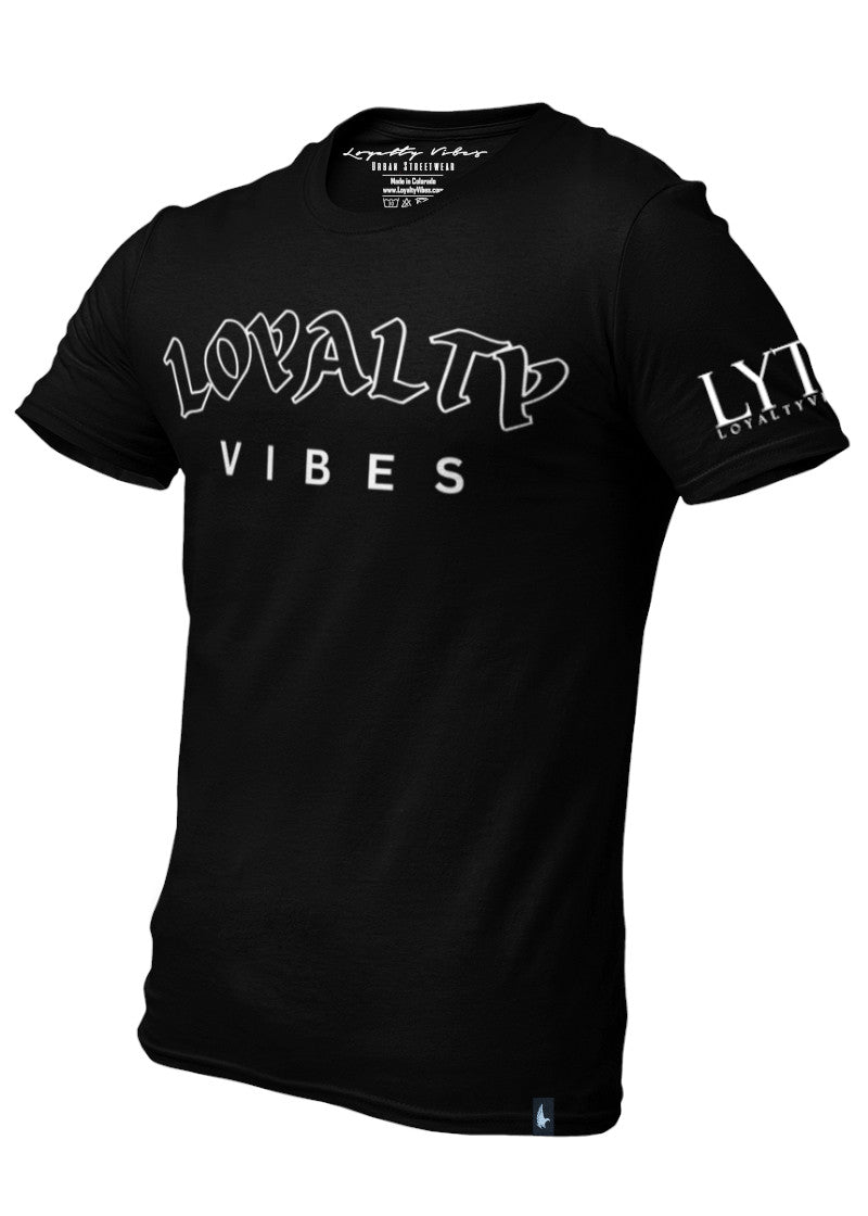 Loyalty Vibes Core Logo T-Shirt Black - Loyalty Vibes