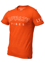Loyalty Vibes Core Logo T-Shirt Tiger Orange - Loyalty Vibes