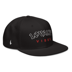 Loyalty Vibes Core Snapback Hat Black/Red OS - Loyalty Vibes