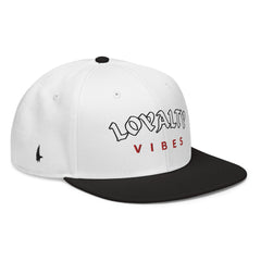 Core Snapback Hat White Black Red Black OS - Loyalty Vibes