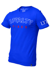 Core Graphic Tee Blue - Loyalty Vibes