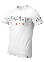 Core Graphic Tee White - Loyalty Vibes