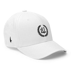Loyalty Vibes Crossover Fitted Hat White - Loyalty Vibes