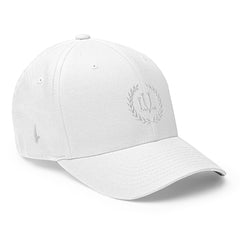 Loyalty Vibes Crossover Fitted Hat White Out - Loyalty Vibes