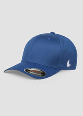 Custom Blue Fitted Hat Blue - Loyalty Vibes