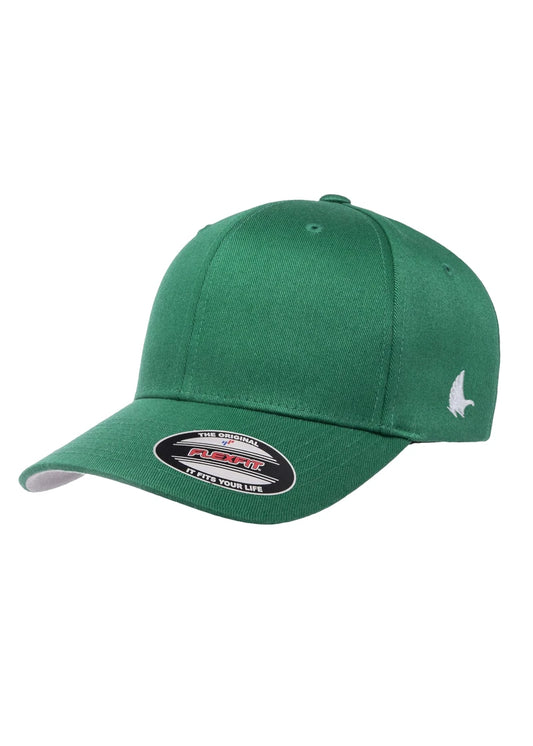 Custom Fitted Hat Green - Loyalty Vibes