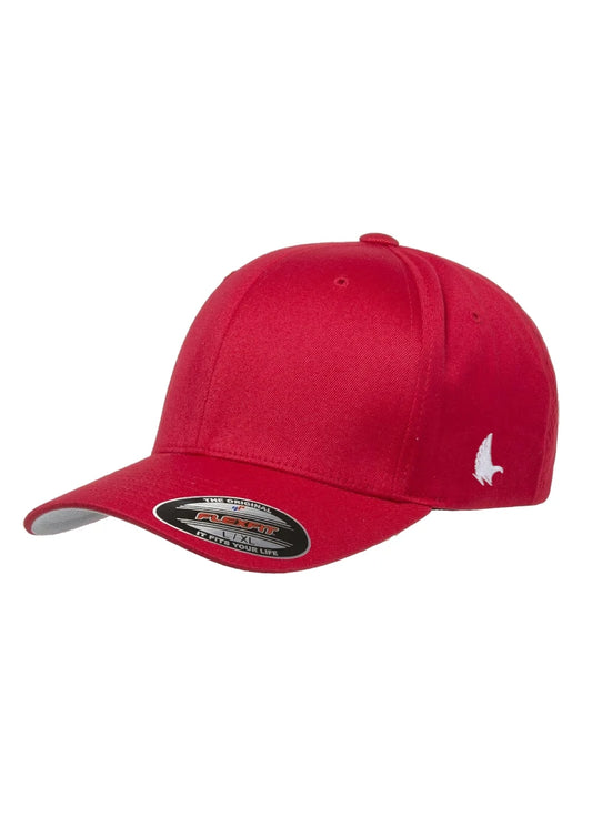 Custom Fitted Hat Red - Loyalty Vibes