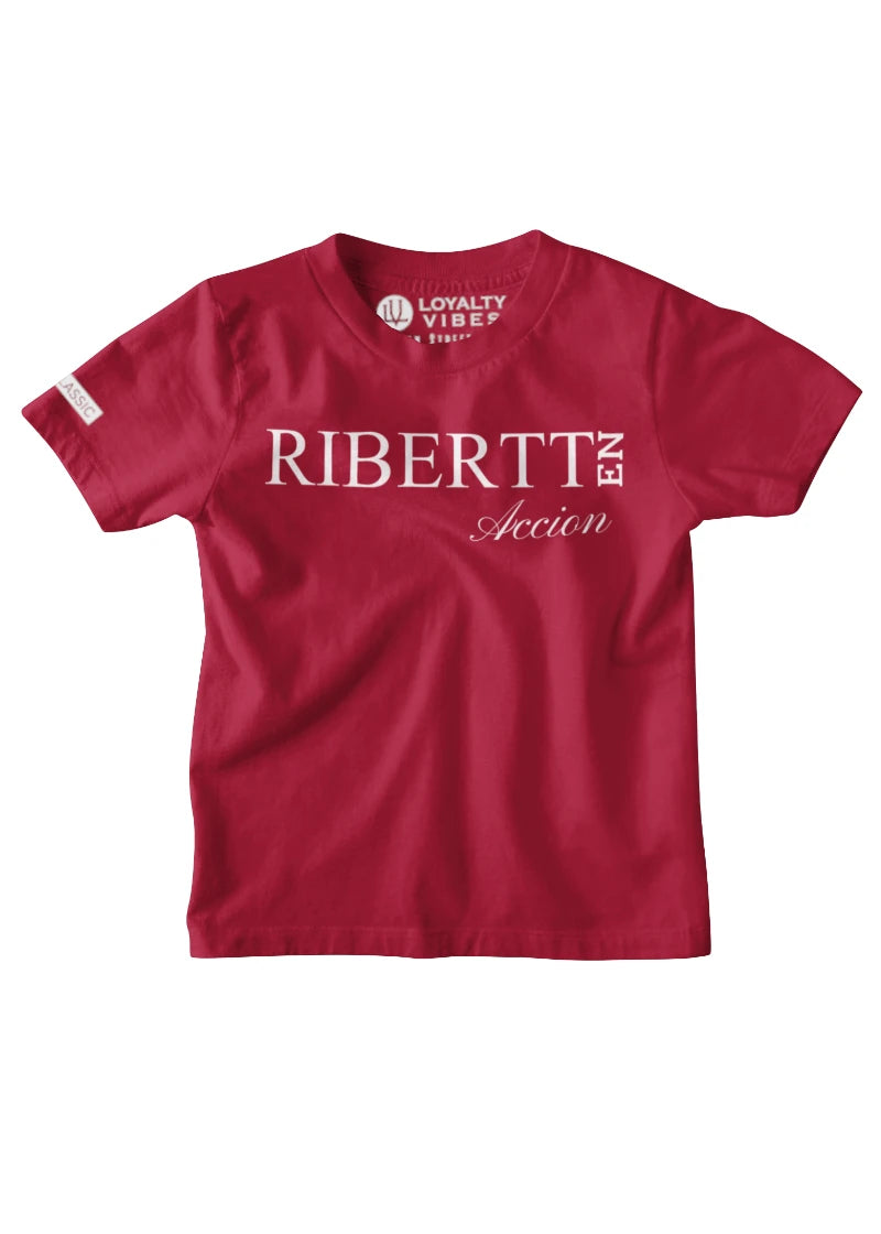 Custom Kids T-Shirt Maroon - Loyalty Vibes