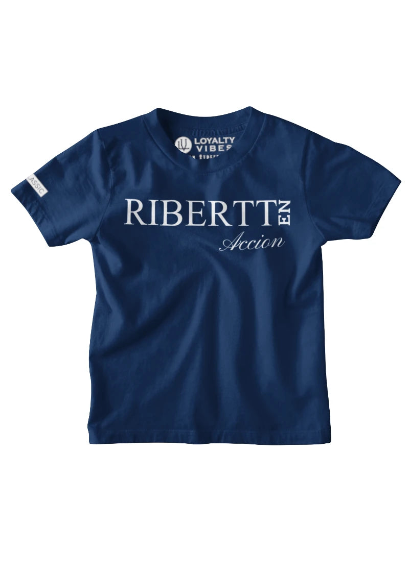 Custom Kids T-Shirt Navy Blue - Loyalty Vibes