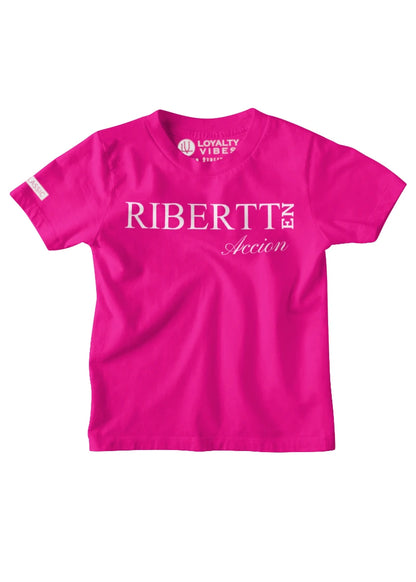 Custom Kids T-Shirt Pink - Loyalty Vibes