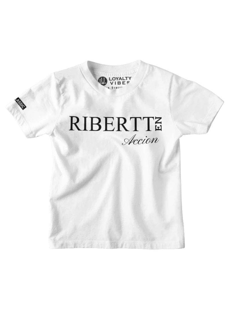 Custom Kids T-Shirt White - Loyalty Vibes