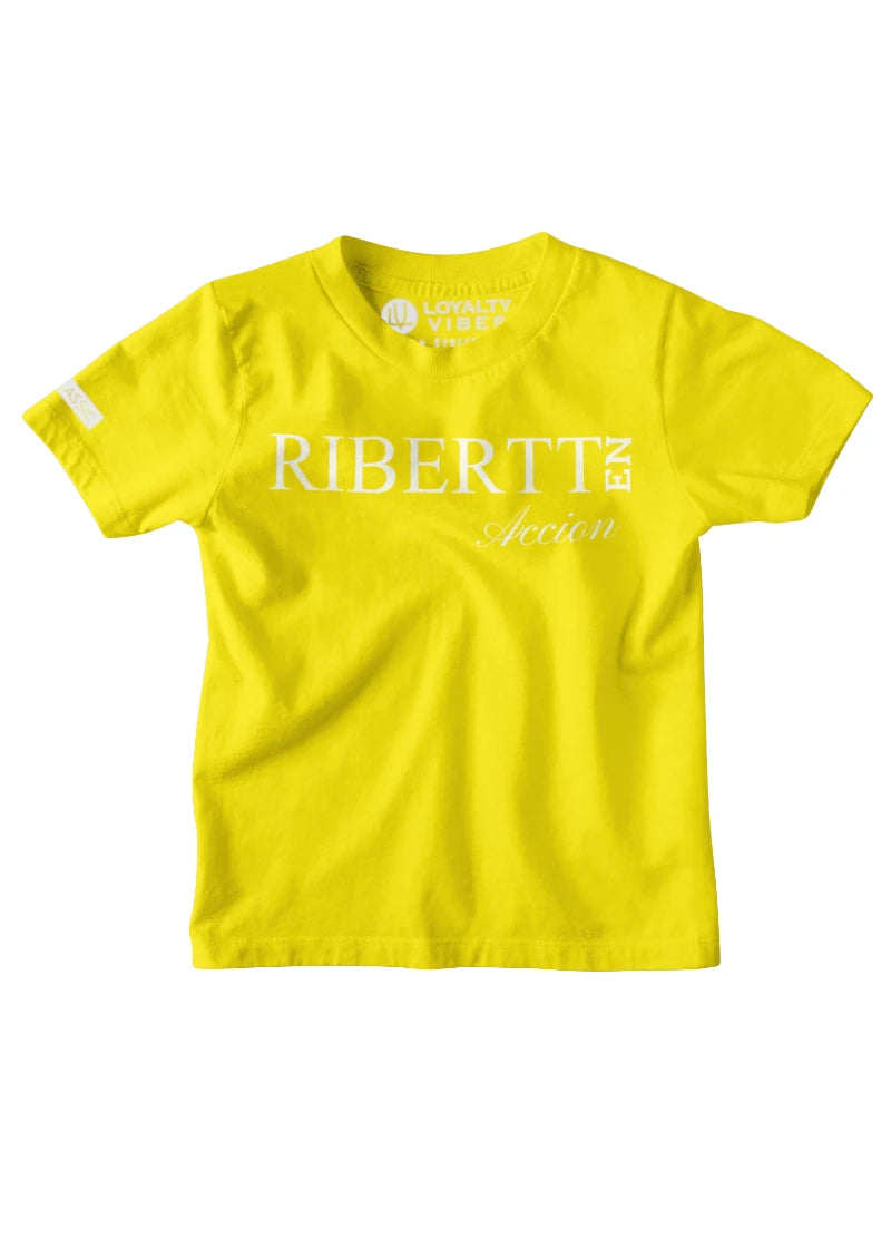 Custom Kids T-Shirt Yellow - Loyalty Vibes