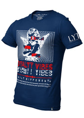 Dark Angel Streetwear T-Shirt Navy Blue - Loyalty Vibes