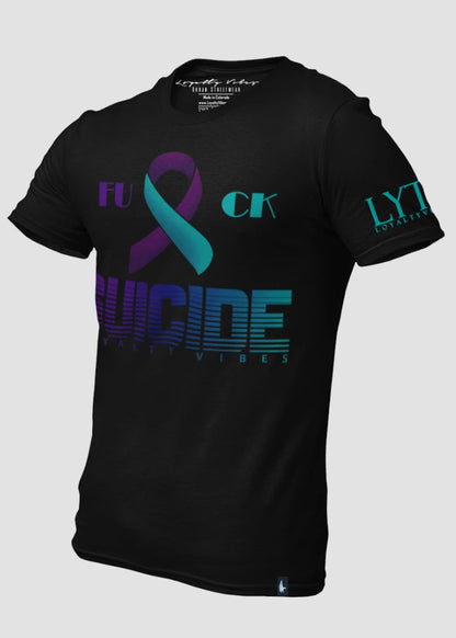 Fk Suicide T-Shirt Black - Loyalty Vibes