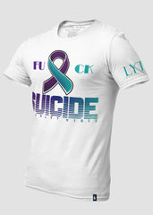 Fk Suicide T-Shirt White - Loyalty Vibes