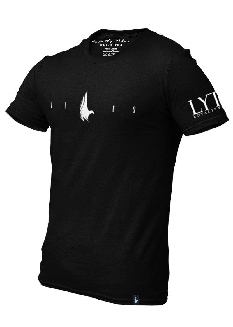 Flex Logo Graphic Tee Black - Loyalty Vibes