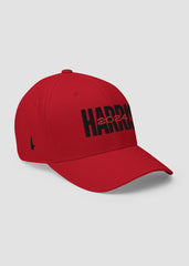 Harris 2024 Fitted Hat Red Black - Loyalty Vibes