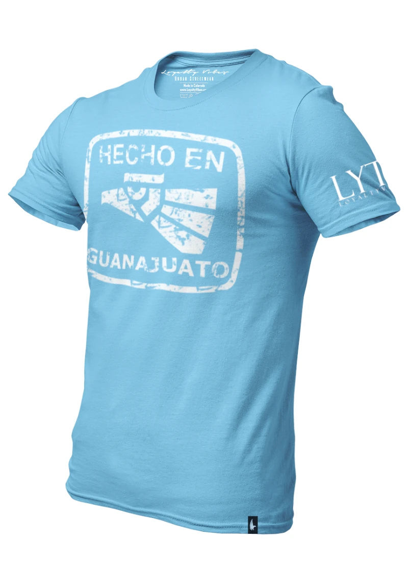 Hecho En Guanajuato Graphic Tee Baby Blue - Loyalty Vibes