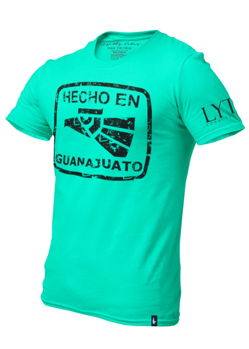 Hecho En Guanajuato Graphic Tee Teal - Loyalty Vibes