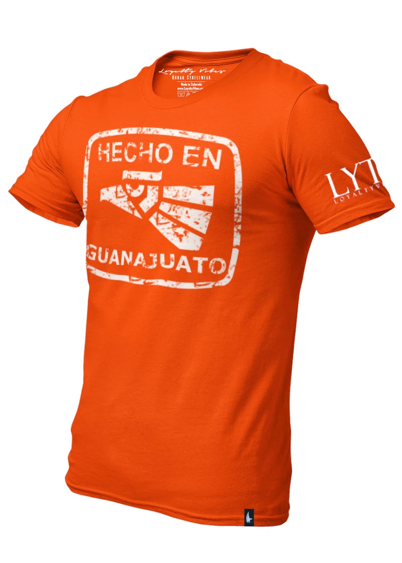 Hecho En Guanajuato Tee Orange - Loyalty Vibes