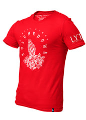 Hold Me Down T-Shirt Red Men's - Loyalty Vibes