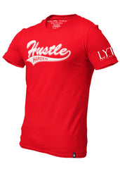 Hustle Harder Graphic T-Shirt Red - Loyalty Vibes