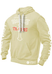 Hustle Til I Die Graphic Hoodie Sandstone Men's - Loyalty Vibes