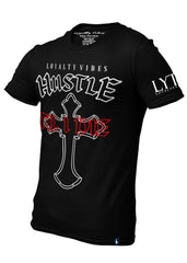 Hustle Til I Die T-Shirt Black Men's - Loyalty Vibes
