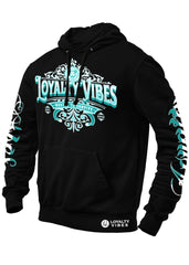 Hustle To Survive Hoodie Black Men's - Loyalty Vibes