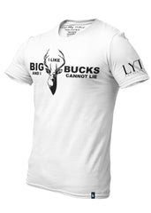 I Like Big Bucks T-Shirt White Men's - Loyalty Vibes