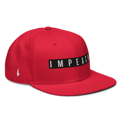 Impeach Snapback Hat Red OS - Loyalty Vibes