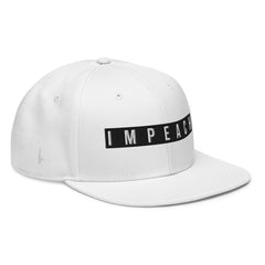 Impeach Snapback Hat White OS - Loyalty Vibes
