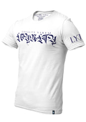 Independent Streetwear T-Shirt White Navy Blue - Loyalty Vibes