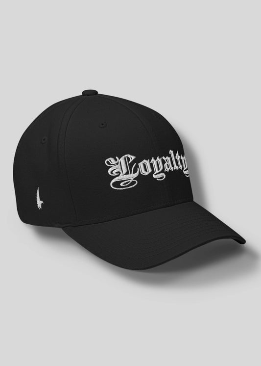 Loyalty Fitted Hat Black - Loyalty Vibes