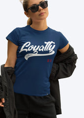 Loyalty Force Tee Navy Blue - Loyalty Vibes