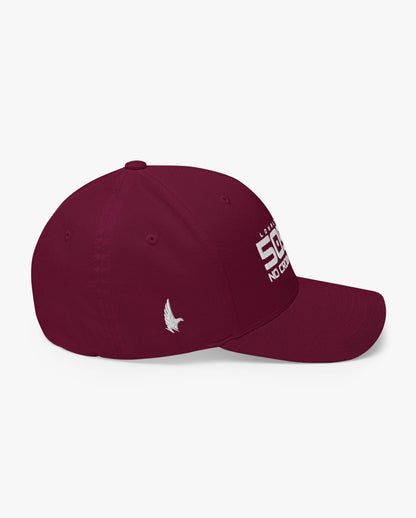 Loyalty Vibes 50501 Fitted Hat Maroon Right