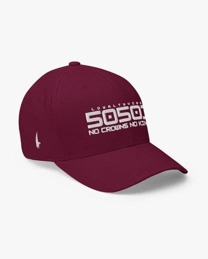 Loyalty Vibes 50501 Fitted Hat Maroon