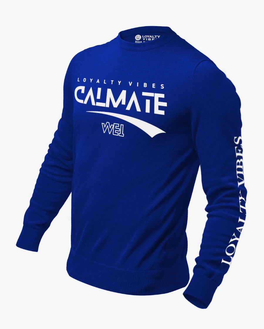 Loyalty Vibes Calmate Wei Sweatshirt Blue
