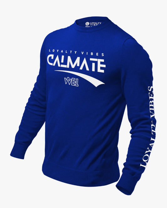 Loyalty Vibes Calmate Wei Sweatshirt Blue