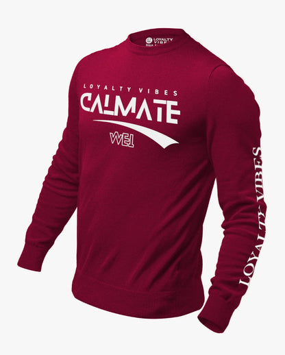 Loyalty Vibes Calmate Wei Sweatshirt Burgundy