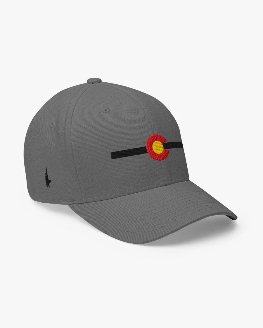 Loyalty Vibes Classic Colorado Fitted Hat Gray Black