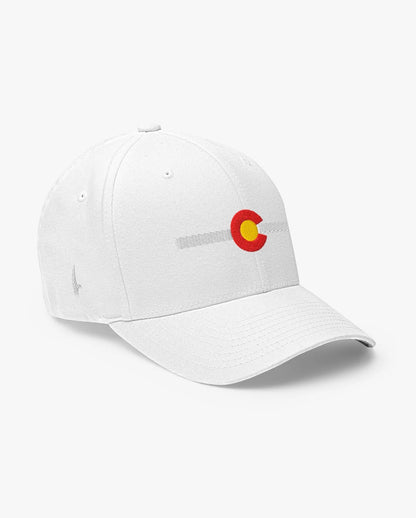 Loyalty Vibes Classic Colorado Fitted Hat White White