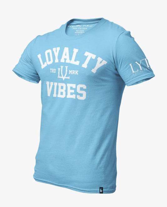 Loyalty Vibes Classic Loyalty T-Shirt Baby Blue Loyalty Vibes