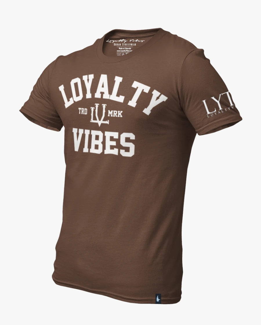 Loyalty Vibes Classic Loyalty Tee Brown