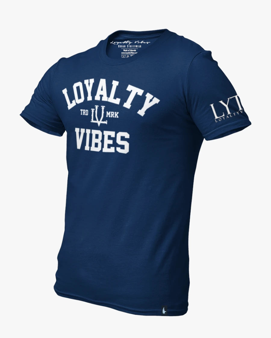 Loyalty Vibes Classic Loyalty Tee Navy