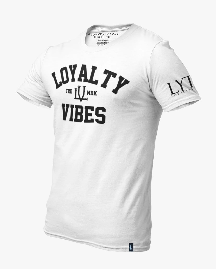 Loyalty Vibes Classic Loyalty Tee White