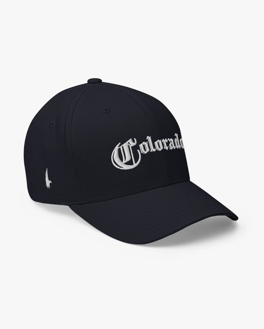 Loyalty Vibes Colorado OG Fitted Hat Dark Navy