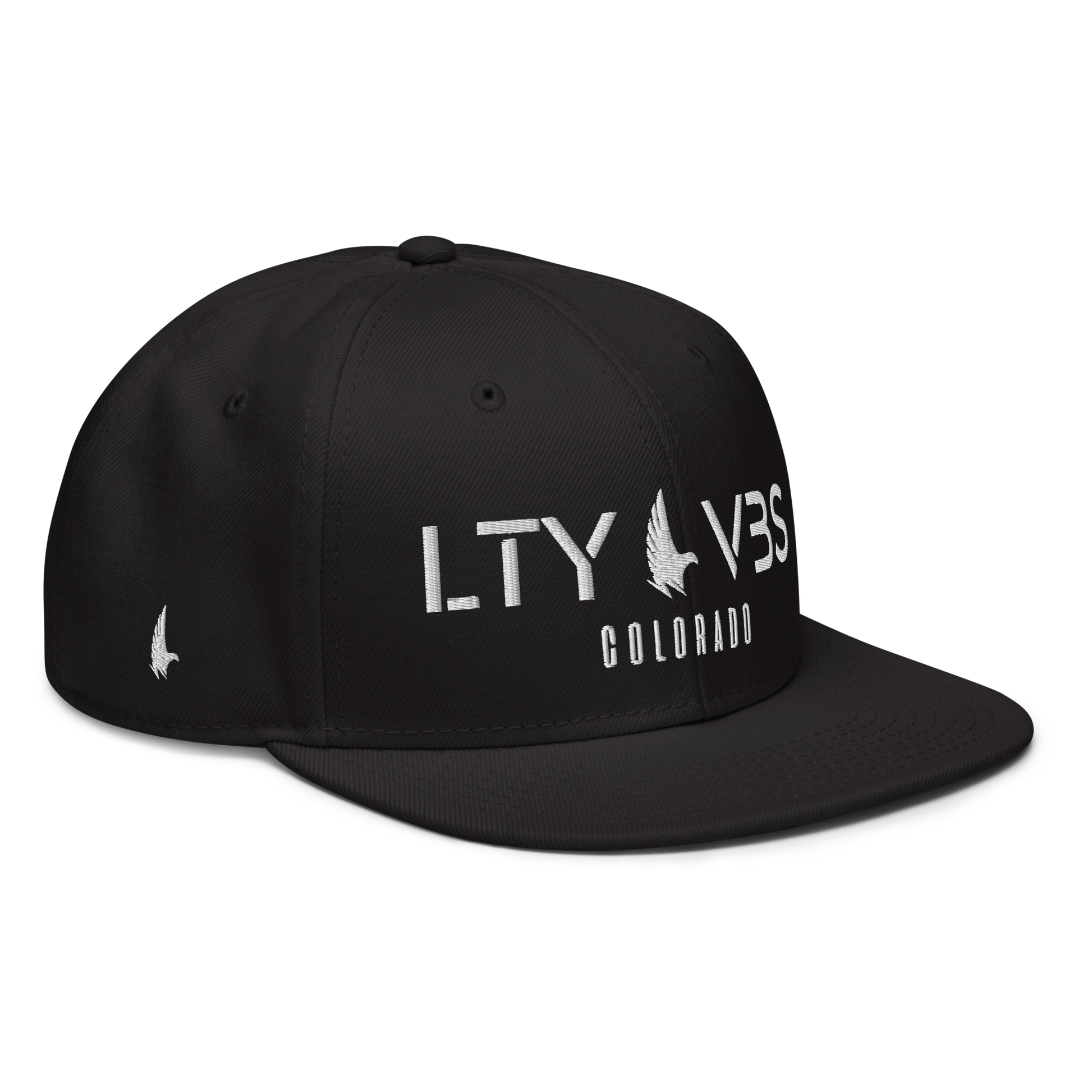 Loyalty Vibes Colorado Unit Snapback Hat Black White OS Loyalty Vibes