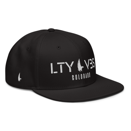 Loyalty Vibes Colorado Unit Snapback Hat Black White OS Loyalty Vibes