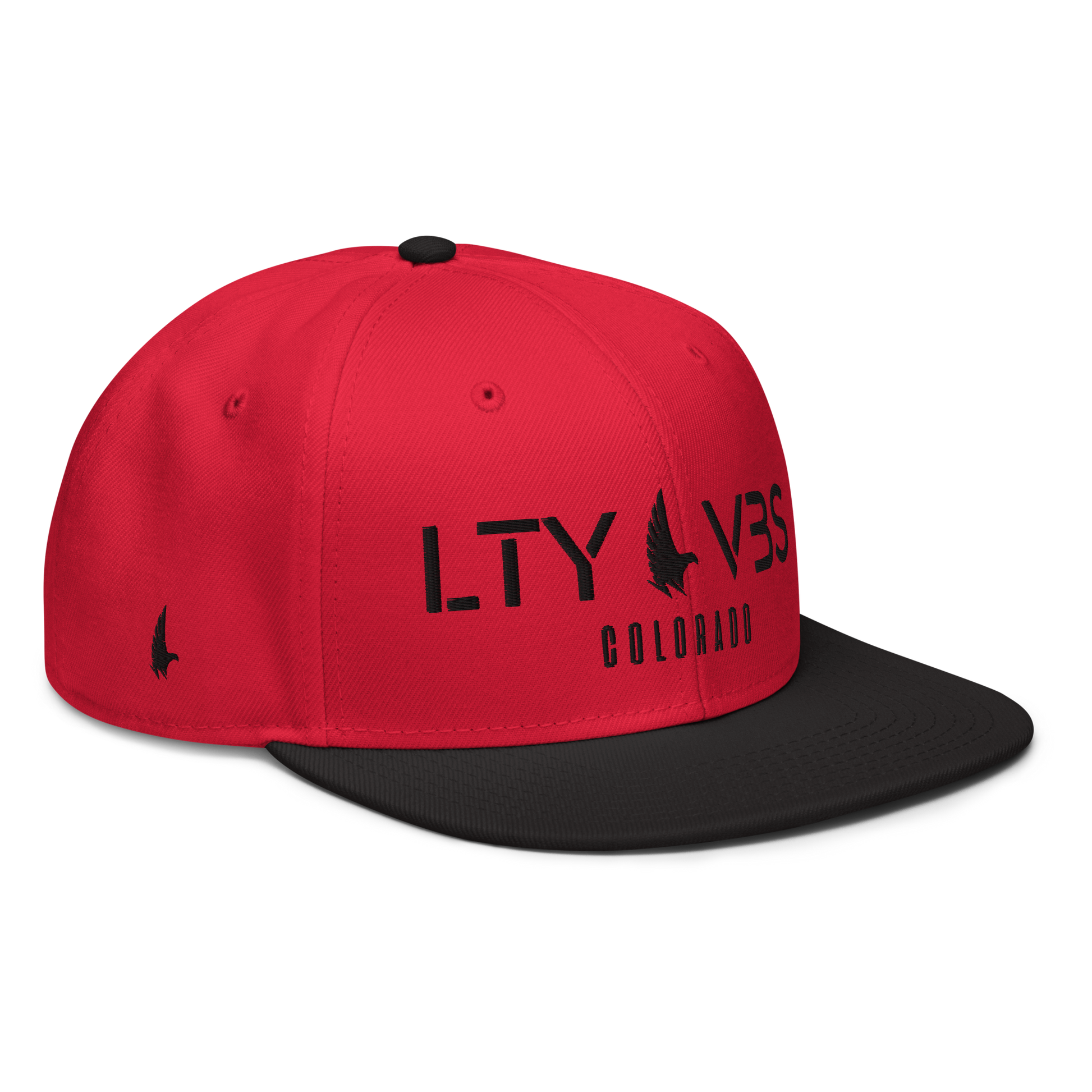 Loyalty Vibes Colorado Unit Snapback Hat Red Black Black OS Loyalty Vibes
